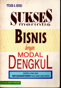 Image of SUKSES MERINTIS BISNIS DENGAN MODAL DENGKUL