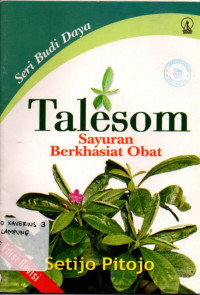 Image of TALESOM SAYURAN BERHASIAT OBAT